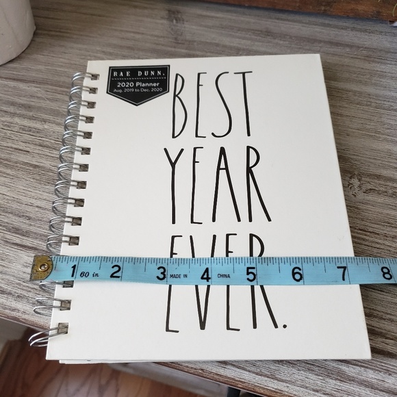 Rae Dunn BEST YEAR EVER Planner Agenda Calendar - Picture 4 of 8